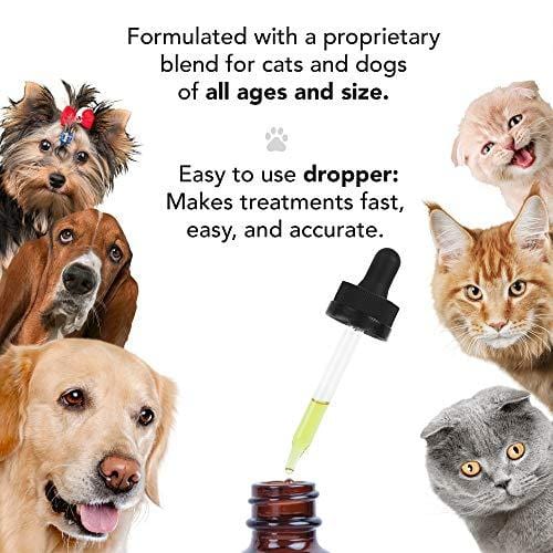 Best Way Pet Supply Hemp Oil  Anxiety Relief for Dogs and Cats Organic Pet Hemp Oil Supports Hip and Joint Health Grown and Made in USA Natural Relief for Pain