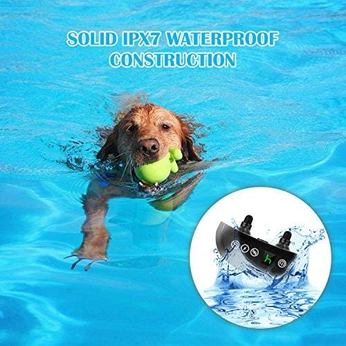 Bark Collar, 2019 NEW Training Collar Adjustable Vibration, Shock Sensitivity Level 1-7, Rechargeable Waterproof, Smart Barking Detection Small Large Dog, No Bark Collar