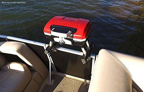 Cuisinart CGG-180T Petit Gourmet Portable Tabletop Gas Grill, Red