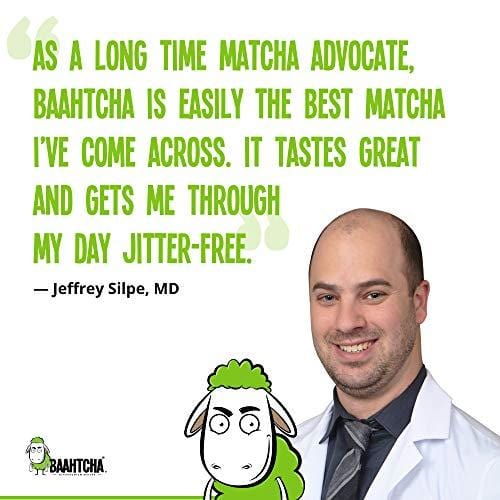 Baahtcha - USDA Organic Matcha Green Tea Powder - Premium Ceremonial Grade - Value Size Lowest Price - Natural Caffeine Energy Drink Mix, Antioxidant, Weight Loss, Fat Burner - 70g