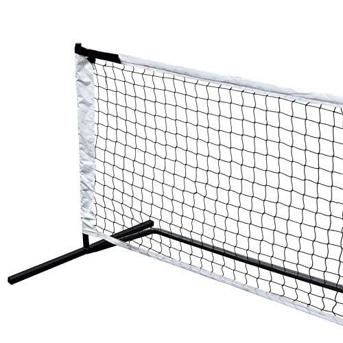 F2C Portable Universal Recreational 22FT Pickleball Net Soccer Tennis Net Game Set System W/Metal Frame Stand and A Carrying Bag, Family Sport Games