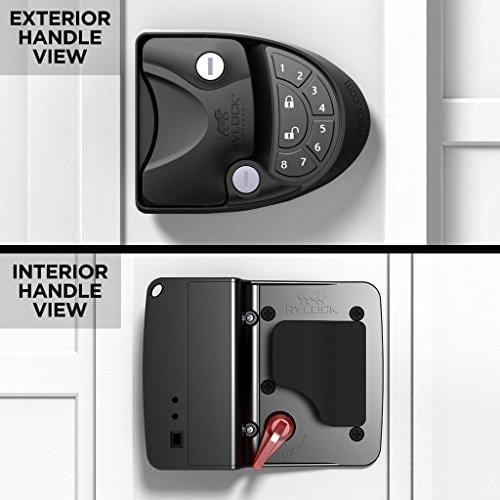 RVLock V4 Keyless Entry Handle w/Integrated Keypad & Fob