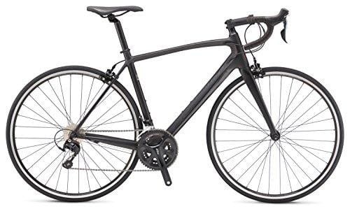 Schwinn Fastback Carbon Performance Road Bike for Advanced to Expert Riders, Featuring 54cm/Large Lightweight Carbon Fiber Frame and Shimano 105 22-Speed Drivetrain with 700c Wheels, Matte Black