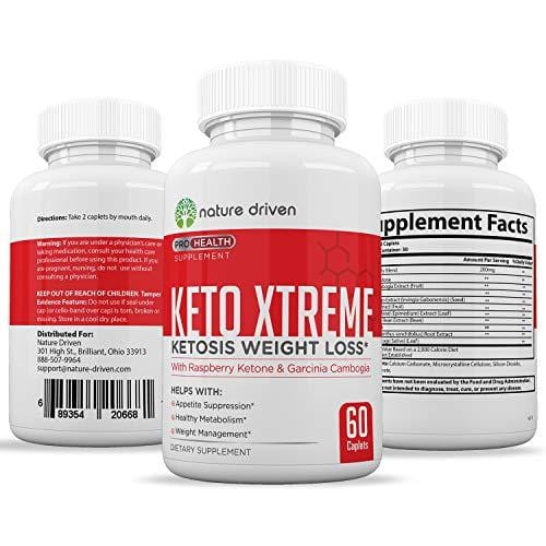 Shark Tank Keto Fat Burner - Weight Loss Supplement - Boosts Diet - Promotes Healthy Energy Levels - All-Natural Ingredients - 30 Day Supply - Nature Driven