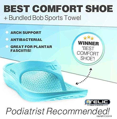 Telic Women ArchSupport Flipflops and LuxFeet Concho Jewelry Shoe … (8 M US Women / 7 M US Men, Beige)