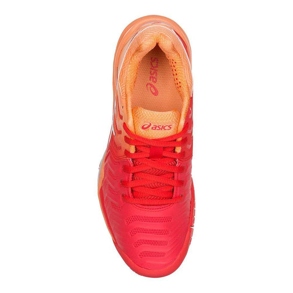 ASICS Womens Gel-Resolution 7 Tennis Shoe, Red Alert/Silver, Size 7 [product _type] ASICS - Ultra Pickleball - The Pickleball Paddle MegaStore