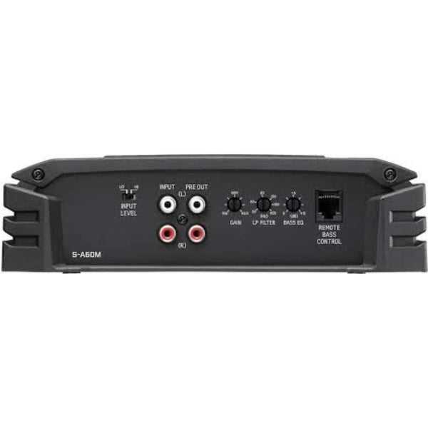 Alpine S-A60M S-Series Class D Mono Amplifier Bundled w/RUX-KNOB.2 Remote Bass Level Control