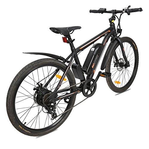 ECOTRIC New City Travel 26" Electric Bike Mountain 350W Power 36V/9AH Lithium Battery City Ebike —— Most Parts Have Been Assembled Before Packaging —— 20 mph/h Pure Electric Maximum Speed (Black)