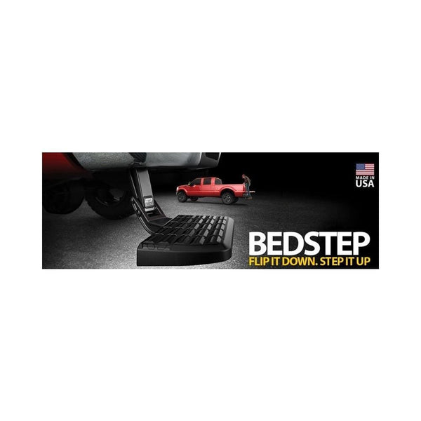 AMP Research 75313-01A Black Bumper Step (BedStep Flip Down)