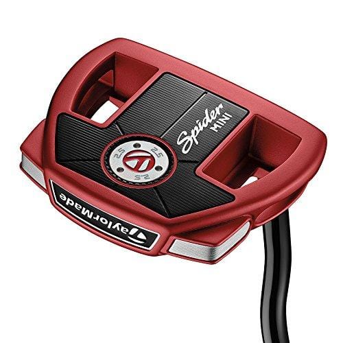 TaylorMade Golf Spider Mini Red Putter (Right Hand, Double Bend, 34 Inches)