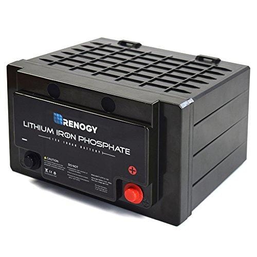 Renogy Lithium-Iron Phosphate Battery 12 Volt 100Ah for RV, Solar, Marine, and Off-grid Applications