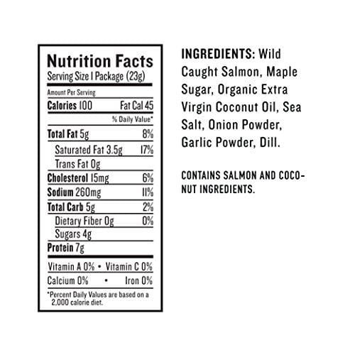 Epic Snack Strips, Smoked Salmon Maple, 0.8 oz. (20 Count)