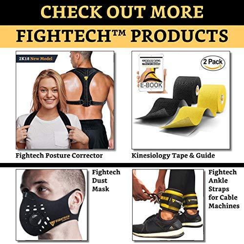 Shoulder Brace for Women & Men by FIGHTECH® | Support for Torn Rotator Cuff & Other Shoulder Injuries (Black, Large/X-Large)