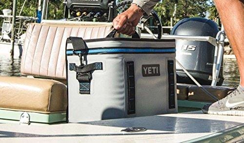 YETI Hopper Flip 18 Portable Cooler, Fog Gray/Tahoe Blue