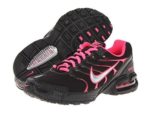 Nike Women's Air Max Torch 4 Running Shoe Black/Metallic Silver/Pink Flash Size 8 M US