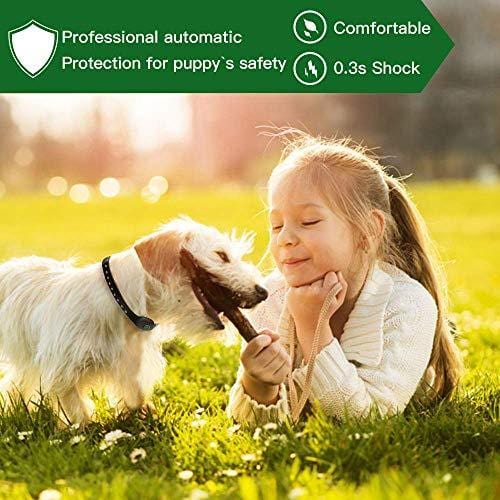 Dog Bark Collar, Humane Anti Barking Training Collar, Adjustable Stop Barking Collar for Small Medium Large Dogs, Best No Barking Control Dog Collar by Moer Sky