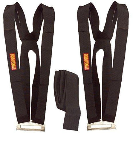 Shoulder Dolly Moving Straps - Lifting Strap for 2 Movers - Move, Lift, Carry, And Secure Furniture, Appliances, Heavy, Bulky Objects Safely, Efficiently, More Easily Like The Pros - Essential Moving Supplies - LD1000