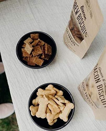 Portland Pet Food Company Grain & Gluten-Free Bacon Biscuit Dog Treats, All Natural, Human-Grade, USA Sourced and Made, 1 Pack (5oz)