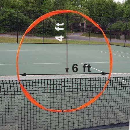 Oncourt Offcourt Tennis Target Rings - Set Up in Seconds / 6-ft Rings