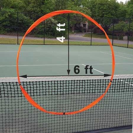 Oncourt Offcourt Tennis Target Rings - Set Up in Seconds / 6-ft Rings