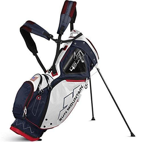 Sun Mountain 4.5 LS 14-Way Stand Bag 2017 Navy/White/Red