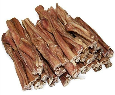 GigaBite 6 Inch Beef Bladder Sticks (25 Pack) – USDA & FDA Certified All Natural, Free Range Beef, Single-Ingredient Dog Treat – by Best Pet Supplies