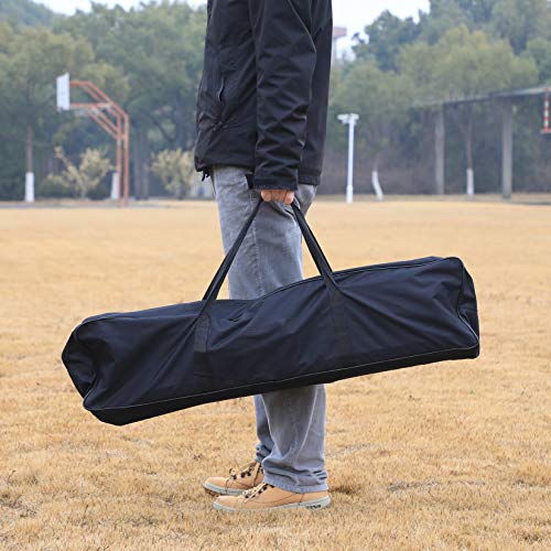 ORIENTOOLS 22 FT Portable Pickleball Net Set System with Carrying Bag, (2) Paddles, and (2) Pickleballs, Durable Sports Net for Indoor, Outdoor Court, Backyard, Beach, Driveway