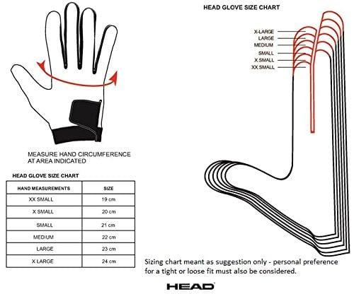 HEAD Ballistic Racquetball Glove, Left Hand, Medium [product _type] HEAD - Ultra Pickleball - The Pickleball Paddle MegaStore