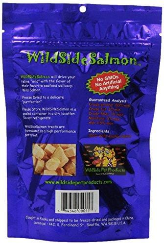 WildSide Salmon Cat Treats - 3 oz