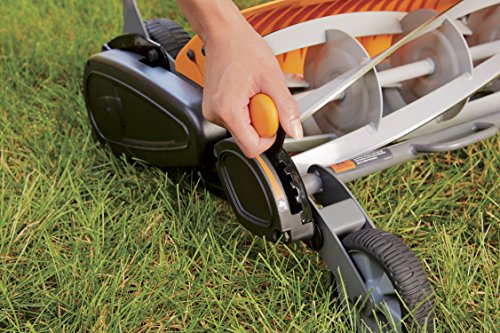 Fiskars StaySharp Max Reel Mower, 18 Inch (362050-1001),Black