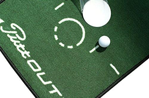 PuttOut Pro Golf Putting Mat - Perfect Your Putting (7.87-feet x 1.64-feet) (Green)