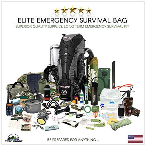 Prep Store - Elite Emergency Survival Pack - Survival Kit - Bugout