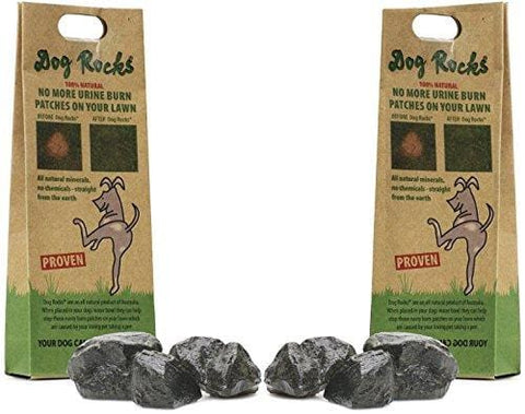 (2 Pack) Dog Rocks Prevent Grass Burn Marks, 4 Month Supply