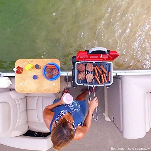 Cuisinart CGG-180T Petit Gourmet Portable Tabletop Gas Grill, Red