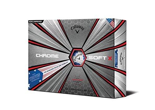 Callaway Golf One Dozen Chrome Soft X 18 Stars & Stripes Truvis Golf Ball [product _type] Callaway - Ultra Pickleball - The Pickleball Paddle MegaStore