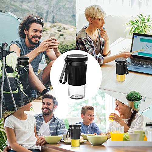 Portable Blender, 300ml BZseed Personal Size Blender Shakes and Smoothies, USB Rechargeable Mini Black Juicer Cup Handheld Fruit Mixer-IP68 Waterproof, BPA Free