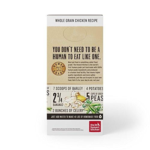 Honest Kitchen Human Grade Dehydrated Organic Grain Chicken Dog Food Box, 10 lb