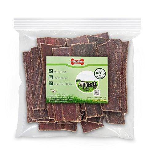 GigaBite Best Pet Supplies FDA & USDA Certified Free Range Bully Taffy Esophagus Gullet Dog Treats - 6 Inch, Pack of 24