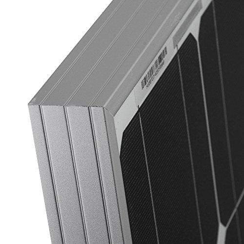 Renogy 100 Watts 12 Volts Monocrystalline Solar Panel Bundle Kit with 30A Negative ground Charge Controller+9in MC4 Adaptor Kit