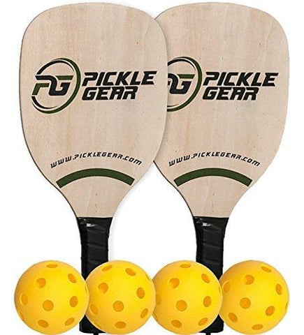 Pickle Gear Wood Pickleball Paddle Bundle