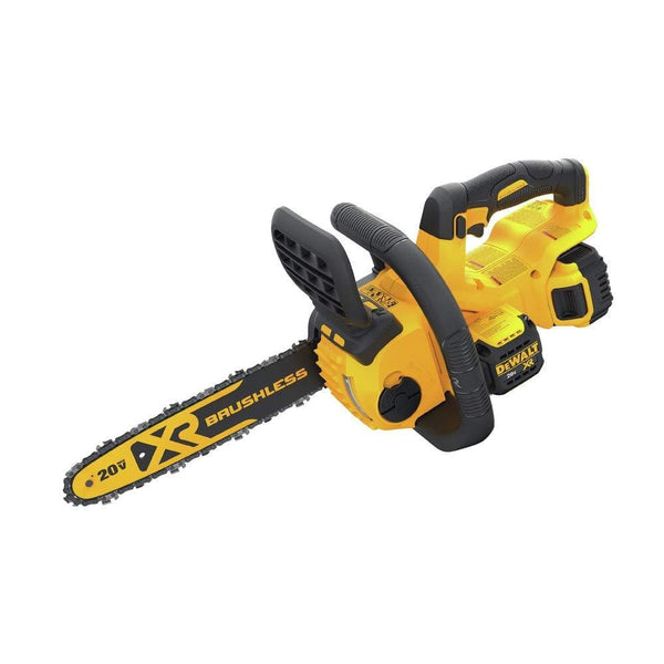 DEWALT DCCS620P1 20V MAX Lithium-Ion XR Brushless Compact 12 in. Cordless Chainsaw Kit (5AH)