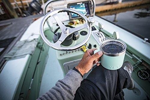 YETI Rambler 14 oz Stainless Steel Vacuum Insulated Mug with Lid, Seafoam