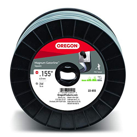 Oregon 22-855 Heavy-Duty Professional Magnum Gatorline Square String Trimmer Line .155-Inch Diameter 3-Pound Spool