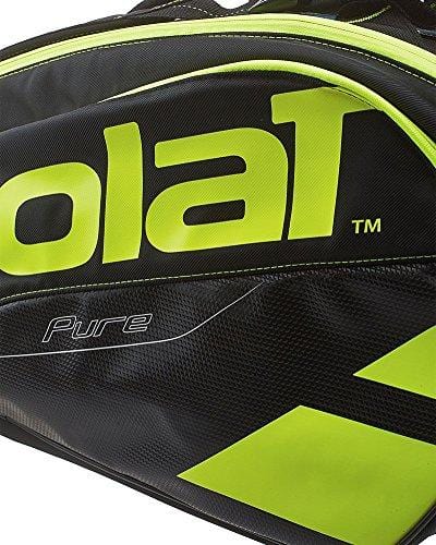 Babolat Pure Tennis Racquet Holder x6, Black/Yellow