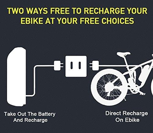 Cyrusher XF800 Fat Tire Electric Bike 1000W 48V Mens Mountain Bike Snow Ebike 26inch Bicycle Full Suspension Fork Hydraulic Brakes