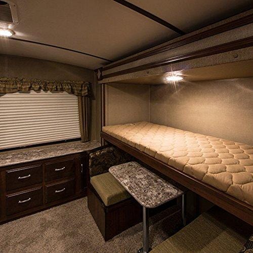 Kohree 12V Led RV Ceiling Dome Light RV Interior Lighting for Trailer Camper with Switch, Single Dome 300LM Each (Pack of 5)