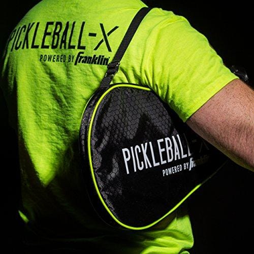 Franklin Sports Pickleball Paddle Bag - Official Bag of The US Open - Black/Optic Yellow