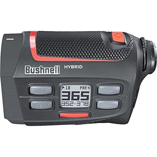 Bushnell Bundle | 2018 Hybrid Golf Laser Rangefinder GPS + 2(Two) CR2 Batteries + Custom Ball Marker Hat Clip Set (American Eagle)
