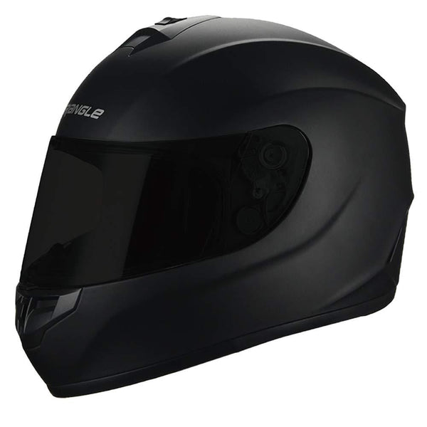 Triangle Motorcycle Helmets Full Face "Graffiti Cross" Street Bike [DOT] (Medium, Matte Black)