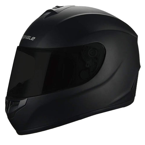 Triangle Motorcycle Helmets Full Face "Graffiti Cross" Street Bike [DOT] (Medium, Matte Black)